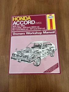 Preowned Haynes Book Honda Accord 1976-1983 All Models - Picture 1 of 3