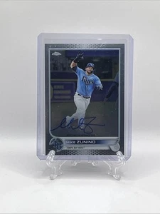 Mike Zunino 2022 Topps Chrome Auto Tampa Bay Rays - Foto 1 di 4