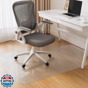 Delamu Tappetino Sedia per Pavimento in Legno Duro, 45"x53" Grande Tappetino Scrivania Ufficio per Rollin - Foto 1 di 5