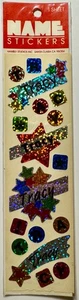 Hambly Studios Vtg Prismatic Name Sticker TRACY Metallic Scrapbooking Crafting - Picture 1 of 2