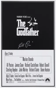 Al Pacino Autographed The Godfather 11" x 17" Movie Poster - Imagen 1 de 1