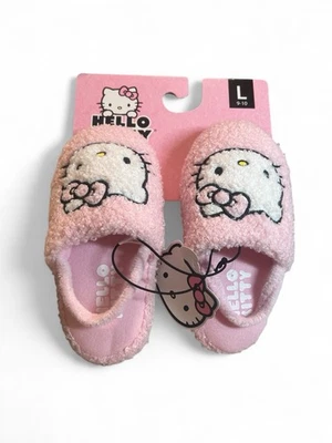 Chinelo Sanrio Kids Hello Kitty rosa estilingue traseiro logotipo difuso NOVO presente aconchegante menina - Imagem 1 de 2