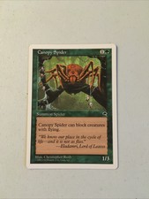 Magic the Gathering MTG 1998 Anthologies Single Card -- Canopy Spider