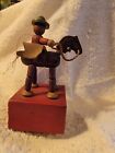 Wooden Cowboy And Horse Toy