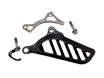 Protector de cadena de piñón delantero Suzuki RMZ450 2020 OEM + protector de caja + herrajes Foto 1 de 4