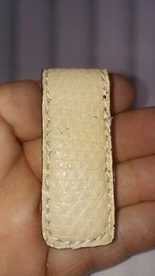 NEW Authentic Magnetic MONEY CLIP LIZARD SKIN Magnet Slim CASH Bill NWOT HIPSTER - Image 1 of 4