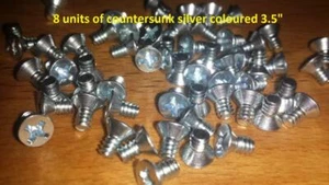 8 UNC 6-32 silver countersunk screws 3.5" hdd Hard drive IBM Intel Lenovo samsu - Picture 1 of 1
