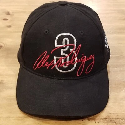 Vintage Alex Rodriquez Hat Cap Strap Back Black Mariners Stadium Promo Black - Image 1 of 4