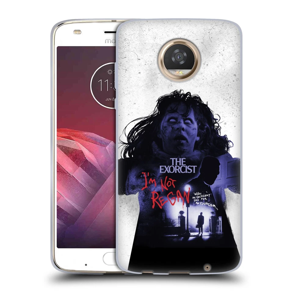 OFFICIAL THE EXORCIST GRAPHICS SOFT GEL CASE FOR MOTOROLA PHONES - Image 1 of 4