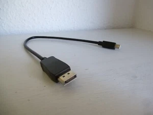 40cm DisplayPort auf Mini DisplayPort 1.2 Kabel Adapterkabel DP Kabel Display - Bild 1 von 3
