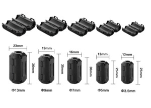 5St. Ferritkern Klappferrit Filter Mantel Strom Entstörfilter Kern Entstörung