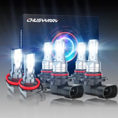 Для Mitsubishi Outlander 2007-2013 6 X светодиодные фары + противотуманные лампы набор белый - Изображение 1 из 4