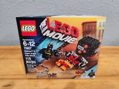 New LEGO The LEGO Movie: Batman & Super Angry Kitty Attack (70817) RETIRED NEW!! - Image 1 of 2