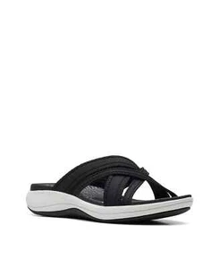 Clarks Sandal Women's Size US 10W Black Mira Isle Slide --25-336-- - Picture 1 of 7