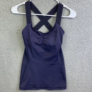 Lululemon Core Kicker Tank Cadet lila Damengröße 4 Rasiermesserrücken - Bild 1 von 5