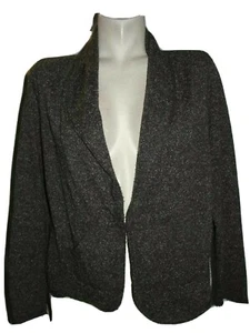 CAbi Jacket Women's Size M Speckled Fleck Gray Casual LS Cardigan Sweater #170 - Picture 1 of 5