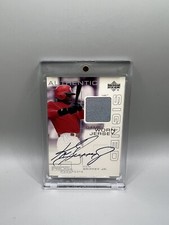 Ken Griffey Jr 2000 Upper Deck Pros & Prospects Game Worn Jersey Auto W/ Mag