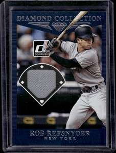 2017 Donruss Diamond Collection Rob Refsnyder Jersey Yankees