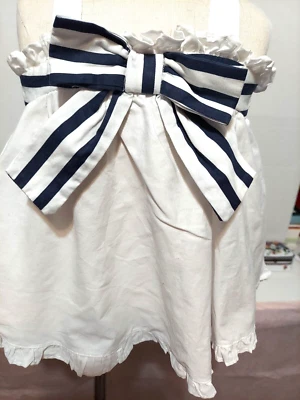 Savannah Scalloped Top Baby Girls Size 3T Nautical Short Sleeve Shirt - Image 1 of 4