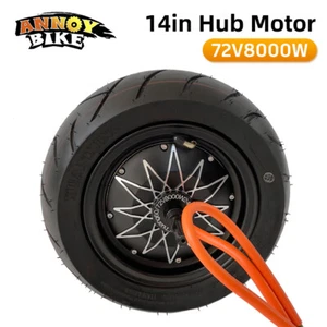 14 inch High Speed 110-150km/h Hub Motor Double Hall Sensor Electric Motor - Picture 1 of 6