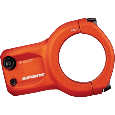 Spank SPOON 350  Stem - 45mm, 35mm Clamp, 0 Degree, 1-1/8", Orange - Image 1 of 3