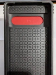 Pixel 7 VAKS Red & Black w/ retractable camera cover and hook - Picture 1 of 6