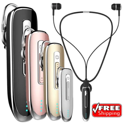 Bluetooth Earphone Wireless Headphone Neckband Running Headset In Ear Earbud - Image 1 of 4