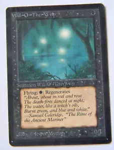 WILL-O-THE-WISP : MTG : BETA : 1993 : FINE : SEE PHOTO'S : RARE - Bild 1 von 12