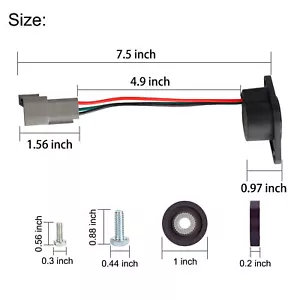 Golf Cart High Speed Magnet Speed Sensor for Club Car IQ ADC Motor 102704901 - Bild 1 von 7