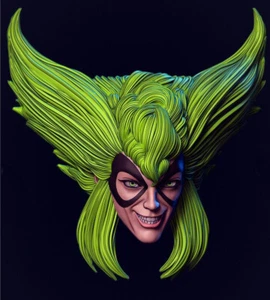 Figura de acción Malice Marauders X-Men escala 1:12 cabeza personalizada sin pintar 6" - Imagen 1 de 1