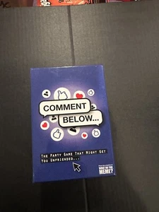COMMENT BELOW Adult Social Media Themed Party Card Game Unfriended Meme NEW - Picture 1 of 2