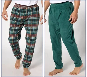 Stan Herman Cozy Fleece Pant Joggers Green XL New - Picture 1 of 1