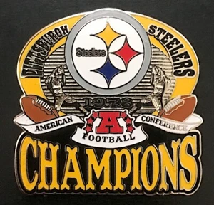 PITTSBURGH STEELERS ~ 1979 AFC CONFERENCE CHAMPIONS LAPEL PIN ~ Willabee & Ward - Picture 1 of 2