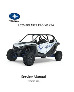 2020 Polaris Pro XP XP4 Series Service Repair Shop Manual USB RZR - Picture 1 of 3