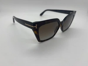 NEW Tom Ford Winona TF1030 ECO 52H Dark Havana Sunglasses 53-15-140mm NO CASE - Picture 1 of 5