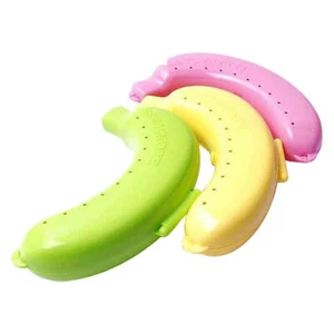 Bananen Schutz Hülle Snack Brotdose Obst Aufbewahrung Halter Outdoor Geschenk - Bild 1 von 15