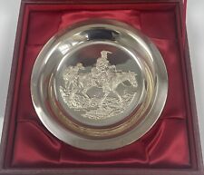 Sterling Silver Franklin Mint Collectible Plate- APPROX 10.7 Troy oz Silver
