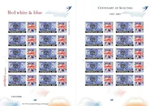 TS-161 2007 Scouting Centenary #2 Themed Smilers Sheet - Picture 1 of 1