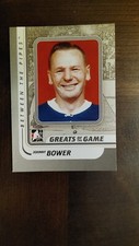 2010-11 In The Game Between The Pipes Johnny Bower