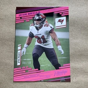 Antonie Winfield Jr Prestige Panini 188 2021-22 Tampa Bay Buccaneers Pink 09/50 - Picture 1 of 2