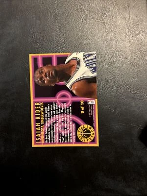 B35b 1993/94 First Year Phenoms Fleer #8 Isaiah Rider, Minnesota Timberwolves - Image 1 of 3