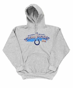 Indianapolis Colts Super Bowl XLI Champions NFL Mens XL Hoodie Sweatshirt Gray - Picture 1 of 5
