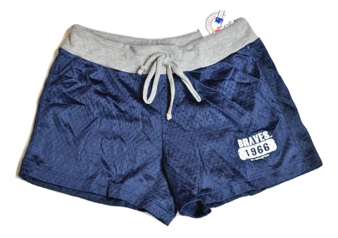 MLB Genuine Merchandise Juniors Atlanta Braves Baseball Shorts NWT M, L, XL Cover