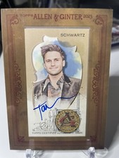 2023 Topps Allen & Ginter Tom Schwartz MA-TSC Framed Auto Mini