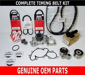 GENUINE TOYOTA TACOMA 95 TO 2004 OEM 3.4 5VZFE V6 17 pcs TIMING BELT & PUMP KIT - Picture 1 of 1