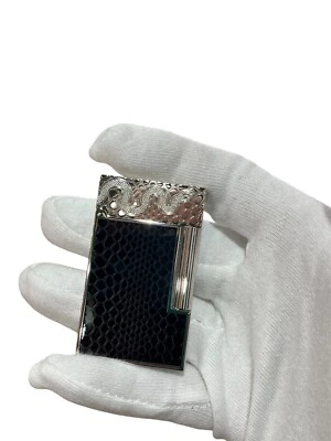 Encendedor St Dupont Ligne 2 Snake Lacado Negro - Imagen 1 de 4