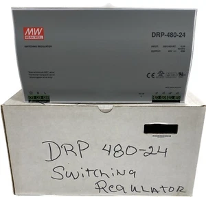 Mean Well DRP-480-24 Switching Regulator Power Supply 480W 200-240VAC Prim 24VDC - Picture 1 of 8