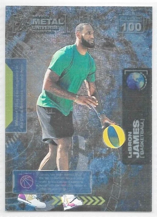 LeBron James Los Angeles Lakers 2021 Metal Universe Champions #100 - Image 1 of 1