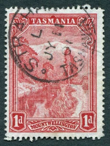 TASMANIA 1899 1d bright lake SG230 used NG Mount Wellington STRAHAN g #A05 - Picture 1 of 1