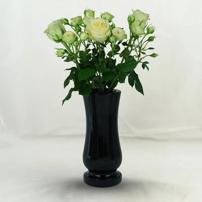 Grabvase Taille-medium 25cm Granit – robust & wetterfest Schwedisch - Bild 1 von 4